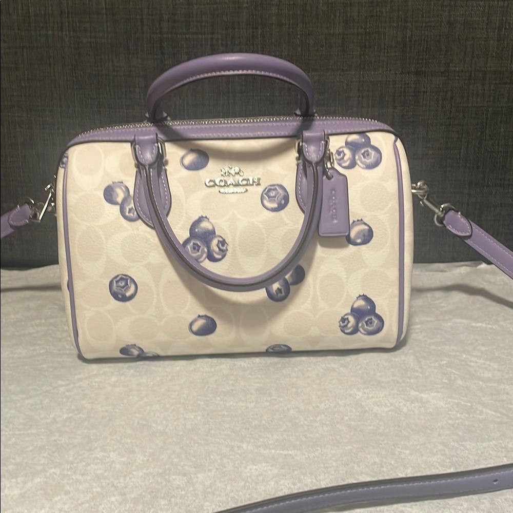 COPY - NWOT COACH BLUEBERRY ROWAN SATCHEL